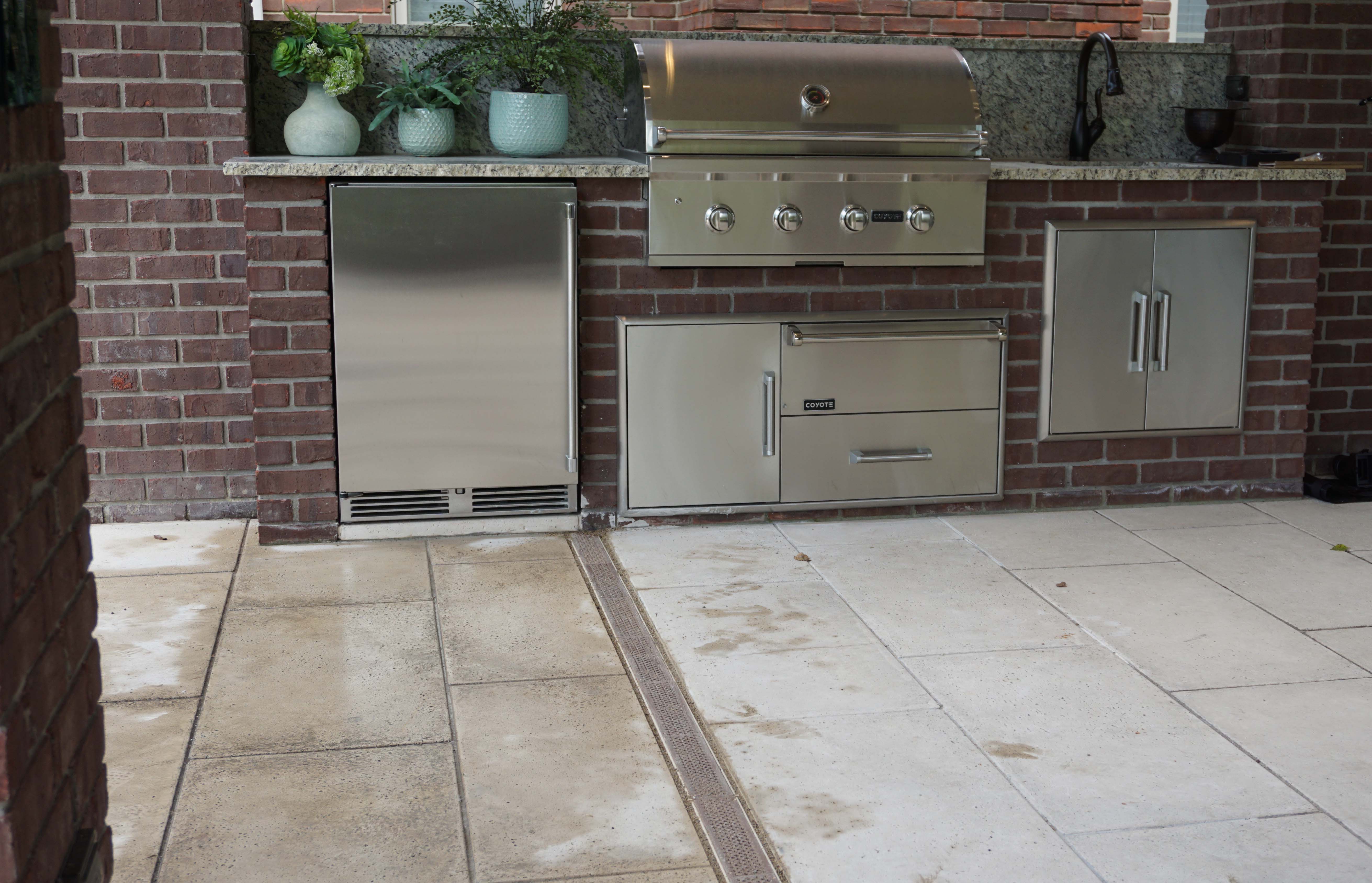 decorative trench drain
