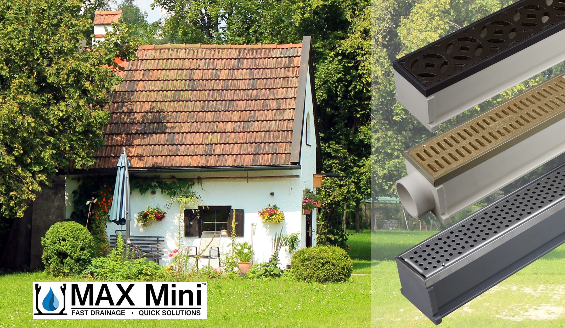 MAX Mini She Shed Drains