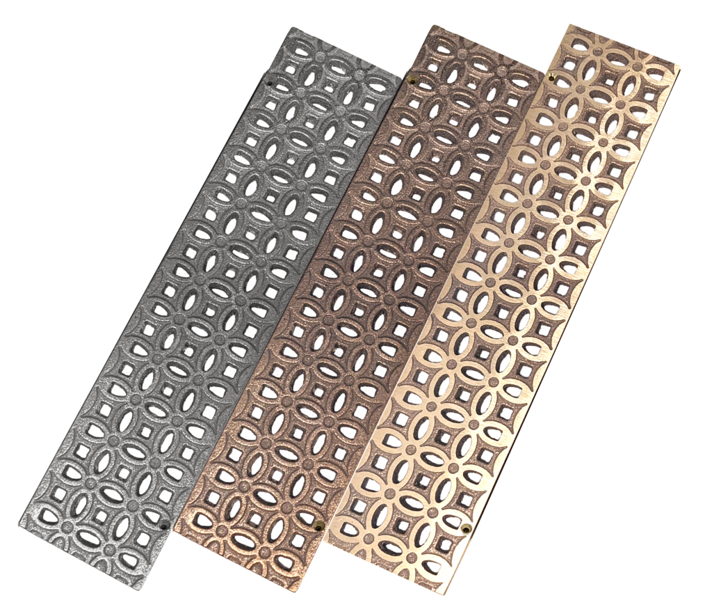 Luna - Aluminum and Bronze - Bronze Age Grates