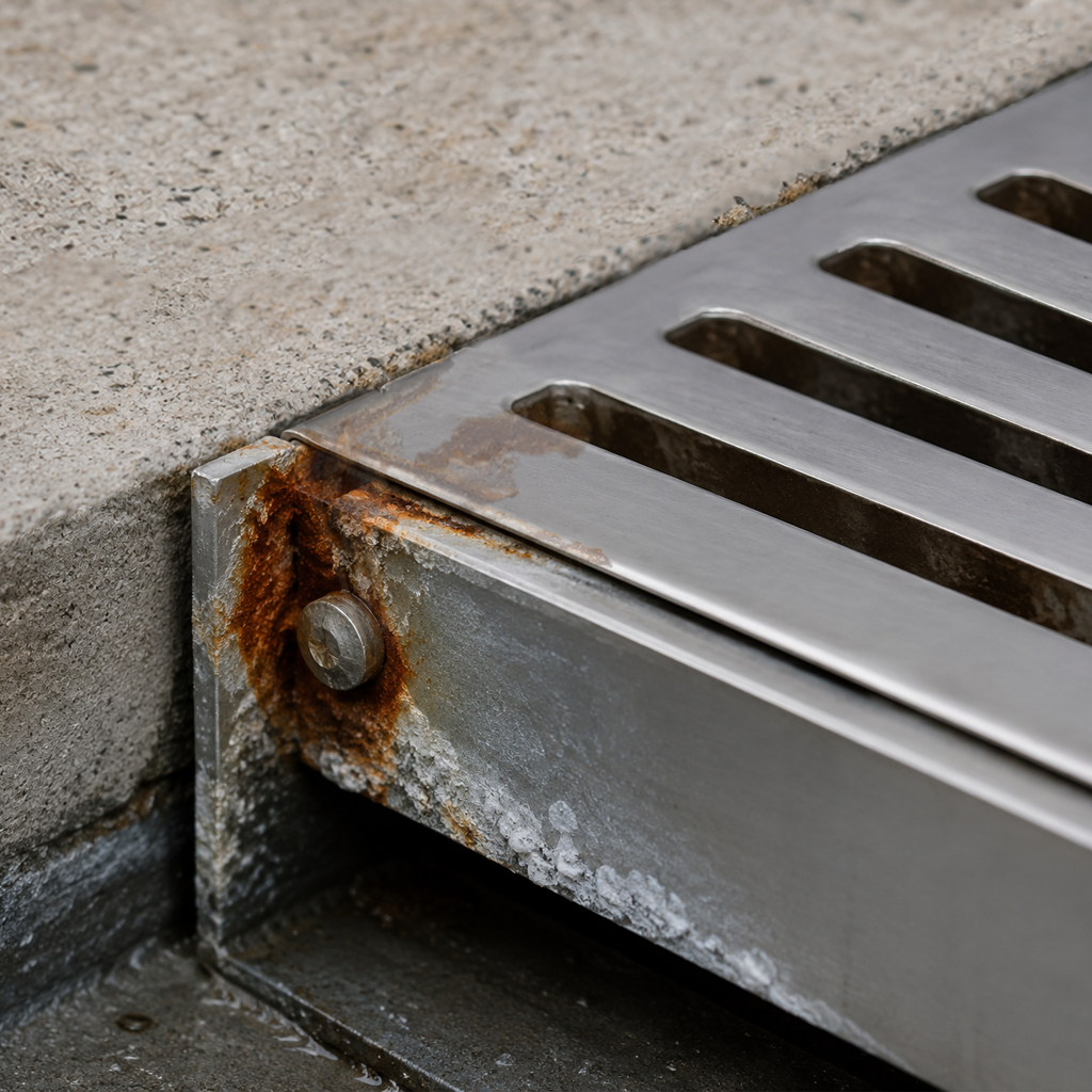 Galvanic Corrosion Example - Stainless and Aluminum-AI